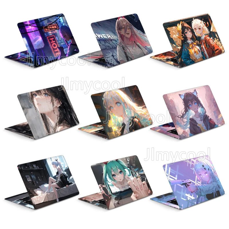 Laptop Accessories Protector - Autocollants pour couverture d'anime pour ordinateur