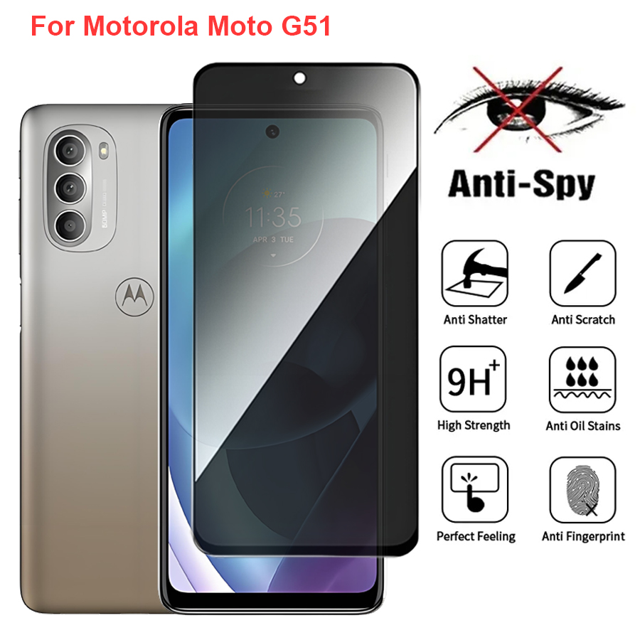 Privacy Screen Filter - Protecteur d'écran pour Motorola Moto G51