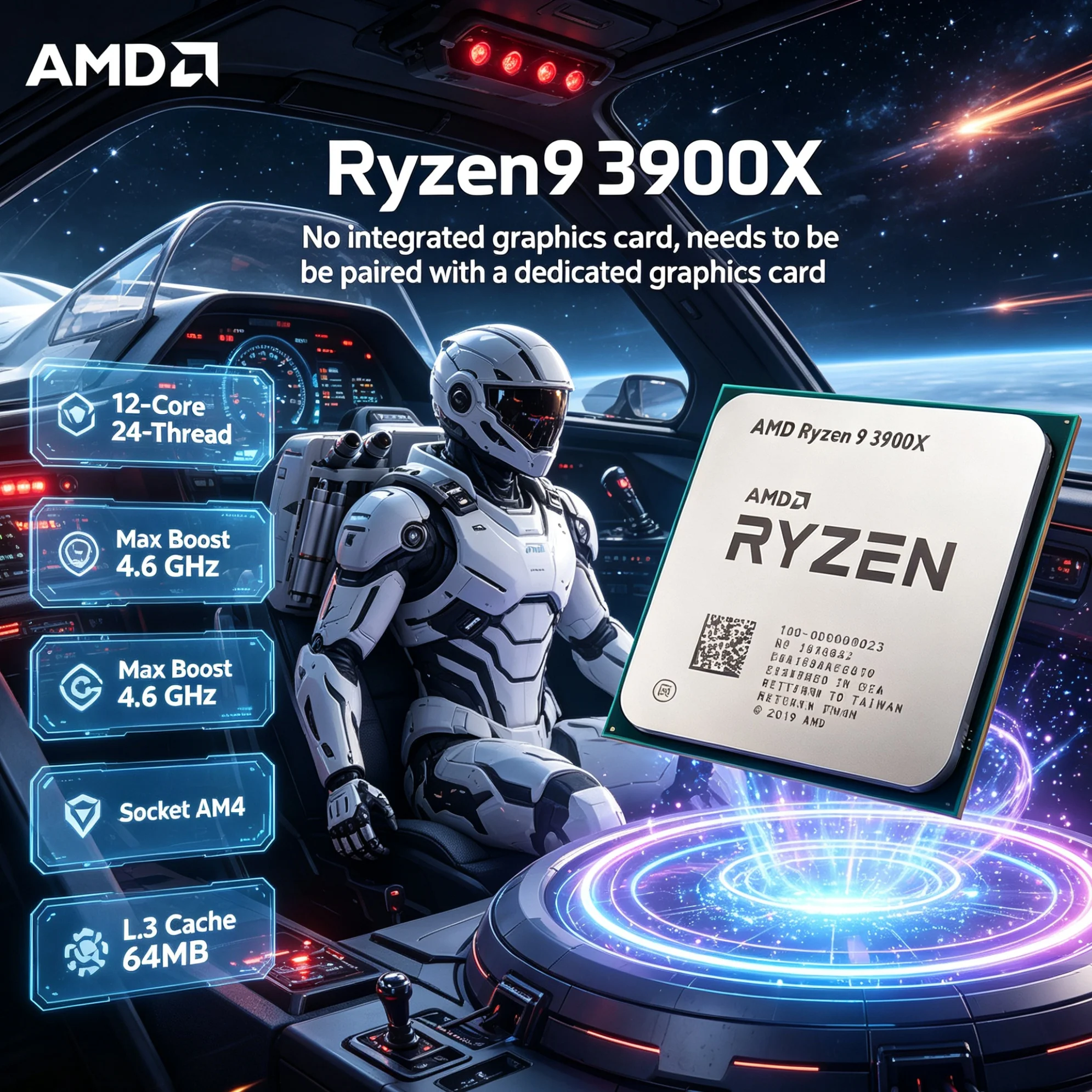 AMD Ryzen 9 3900X 12 cœurs 24  - Amd Cpu Ryzen 9 avis et prix