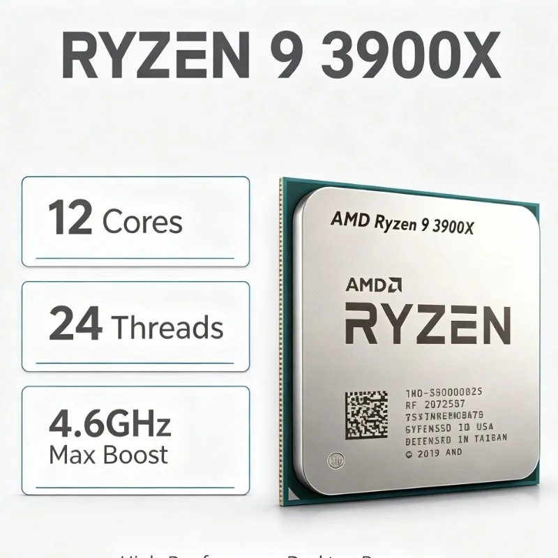 AMD Ryzen 9 3900X 12 cœurs 24  - Amd Cpu Ryzen 9 avis et prix