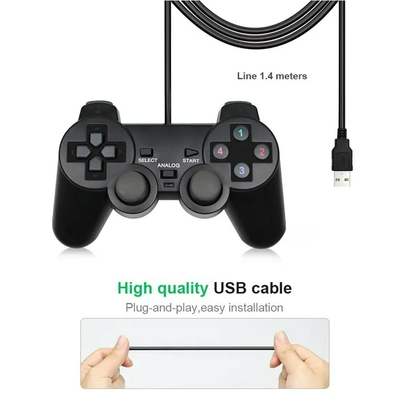 Manette de jeu filaire USB pou - Laptop Accessories Ideas avis et prix