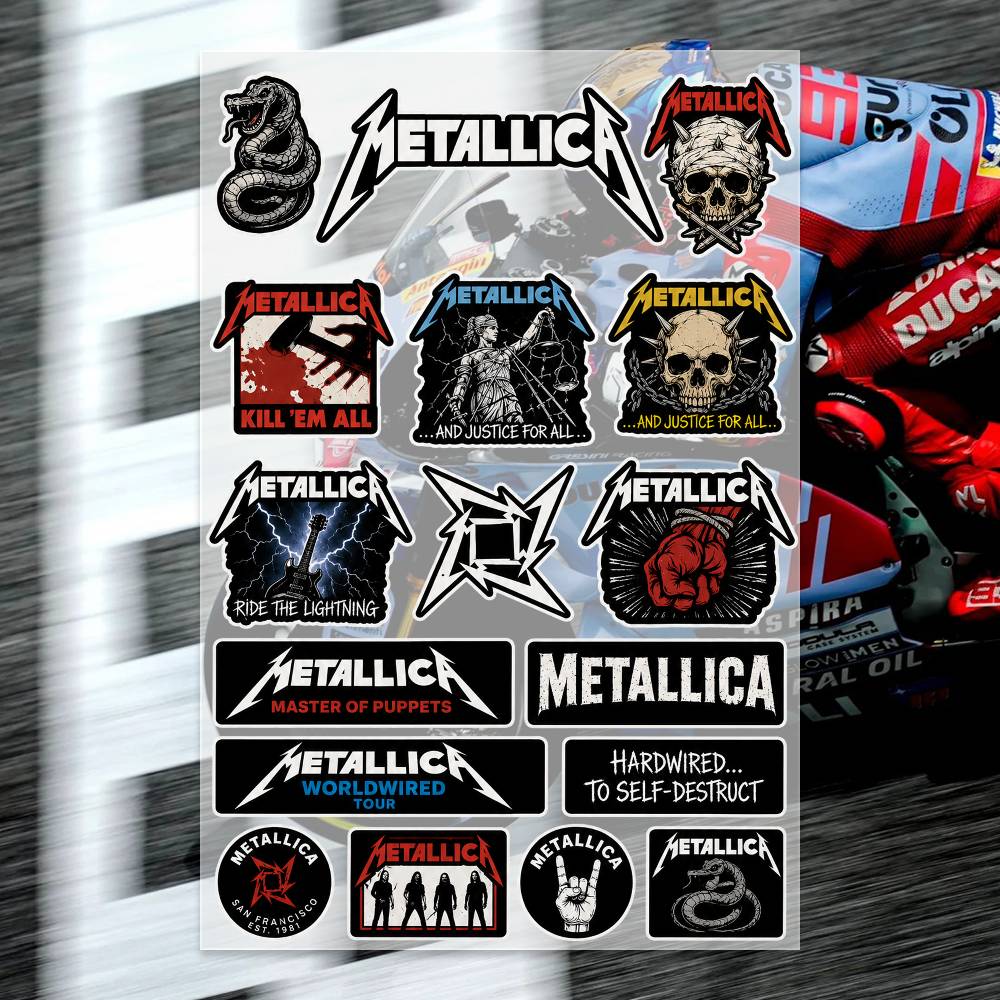 Autocollants M-Metallica pour  - Laptop Accessories Ideas avis et prix