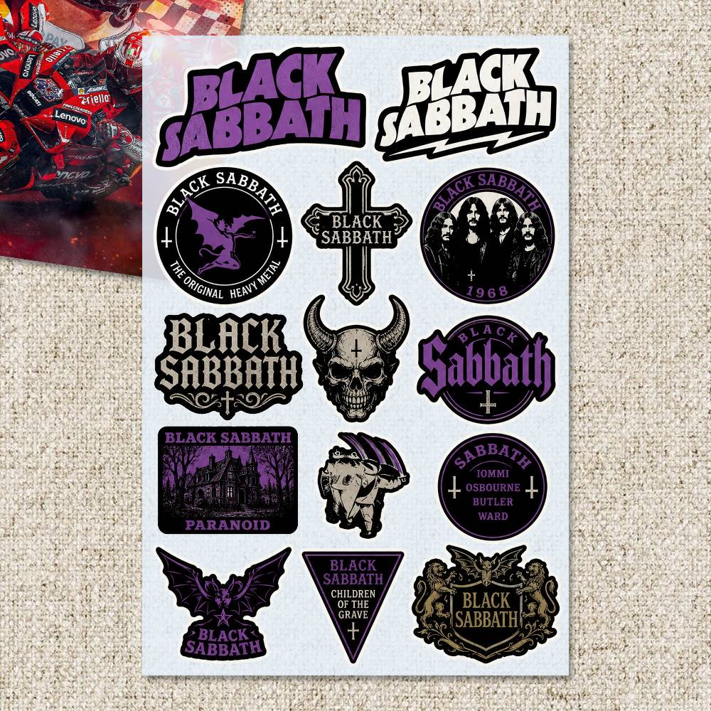Autocollants B-LACK S-ABBATH p - Laptop Accessories Ideas avis et prix