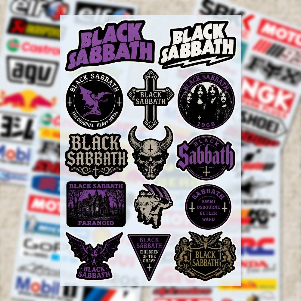 Autocollants B-LACK S-ABBATH p - Laptop Accessories Ideas avis et prix