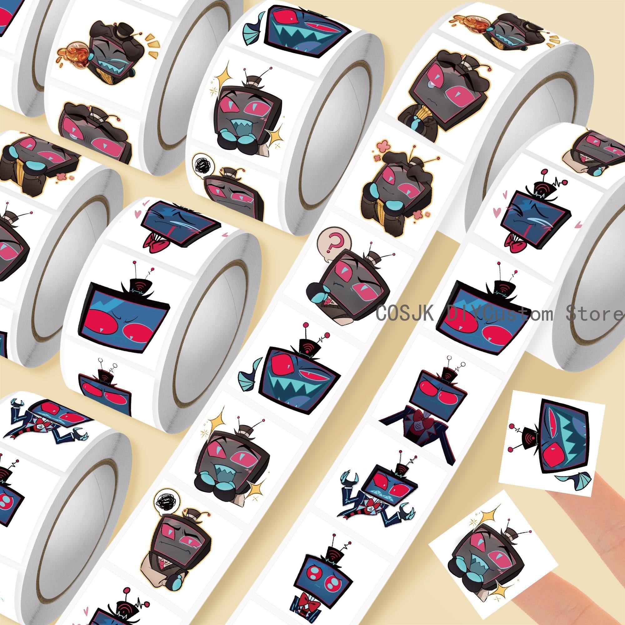 500 autocollants/rouleau Anime - Laptop Accessories For Students avis et prix