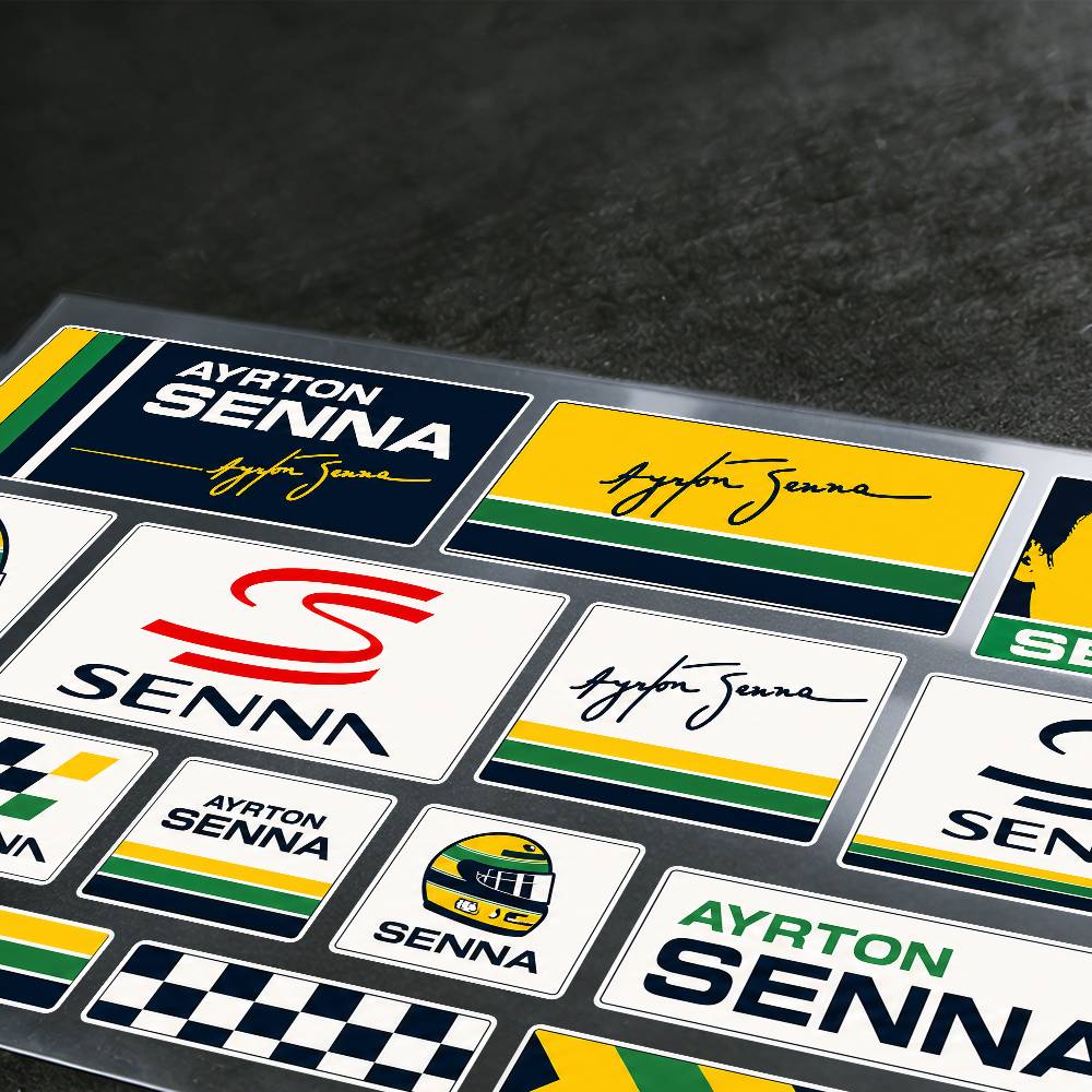 Autocollants A-Ayrton S-Senna  - Laptop Accessories Ideas avis et prix