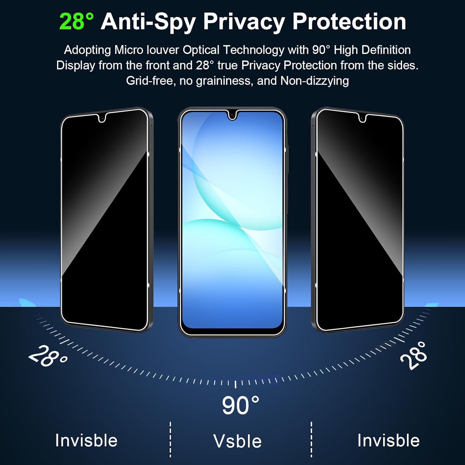 2 pièces verre anti-espion pou - Privacy Screen Filter avis et prix